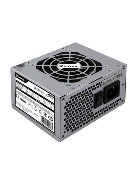 Fuente alimentacion SFX 450w Unykach / Micro Atx / 20+4 Pines / Plata / UNYKA 52017