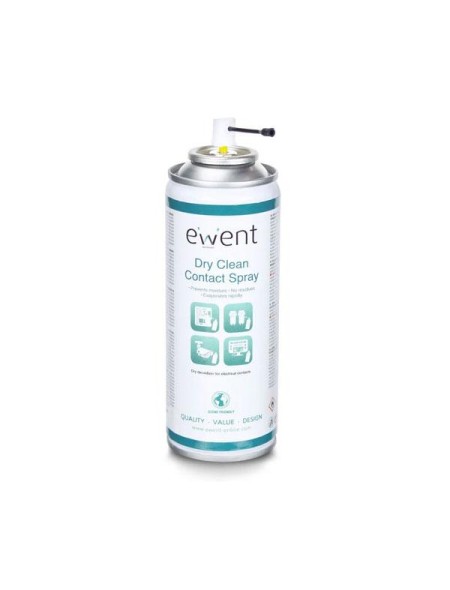 Pulverizador para limpieza en seco Ewent Ew5614 / Placas - Contactos electricos / Sin residuos / 200ml