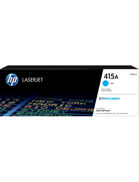 ÷ Tóner original hp w2031a 415a cian 2.100 páginas
