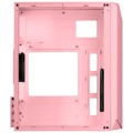 ÷ Caja microatx gaming mars gaming mc-s1 rosa frontal argb ventilador traser frgb ventana lateral sin