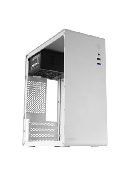 ÷ Caja slim ultra compacta micro atx tacens orumx white estructura y en acero tama?o 320x146x332mm ven