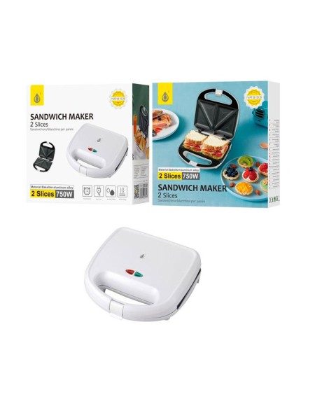 Sandwichera NR9159 / Placa antiadherente / Indicadores Led / 750 W / One+ / 2901591