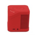 ÷ Altavoz bluetooth portable talius cube 3w fm/sd bluetooth rojo