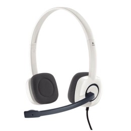 ÷ Headset logitech h150 coconut conexion jack p/n:981-000350