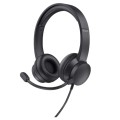 ÷ Headset trust ayda 25088 usb microfono plegable diadema ajustable