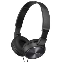 ÷ Headset sony mdr-zx310ap compactos microfono integrado cable 1.2m negro jack 3.5 control remoto