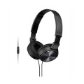 ÷ Headset sony mdr-zx310ap compactos microfono integrado cable 1.2m negro jack 3.5 control remoto