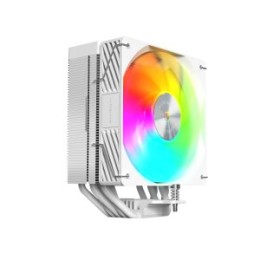 ÷ Ventilador con disipador de cpu mars gaming mcpux5argbw  blanco argb pwm si 120mm tdp 280w 