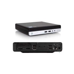 Ordenador Reacondicionado MINI HP Prodesk 400 g4 / i5-8th / 16Gb / 512Gb NVME / Win 11 Pro / Grado A / Sin cable trébol