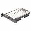 ÷ Adaptador hotswap coolbox slim chase para disco duro 2.5 slot-in con llave de seguridad